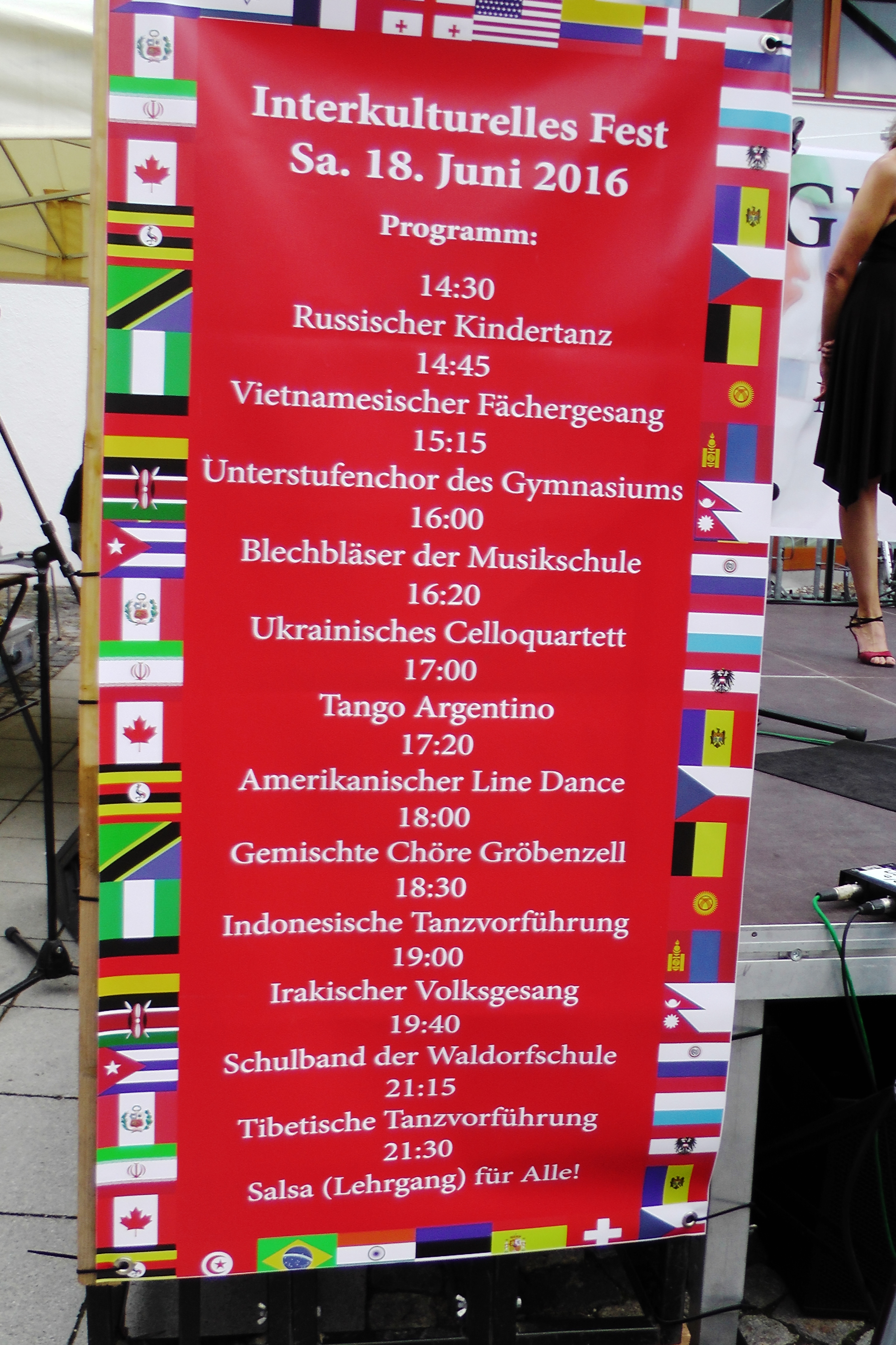 Interkulturelles Fest am 18. Juli 2016